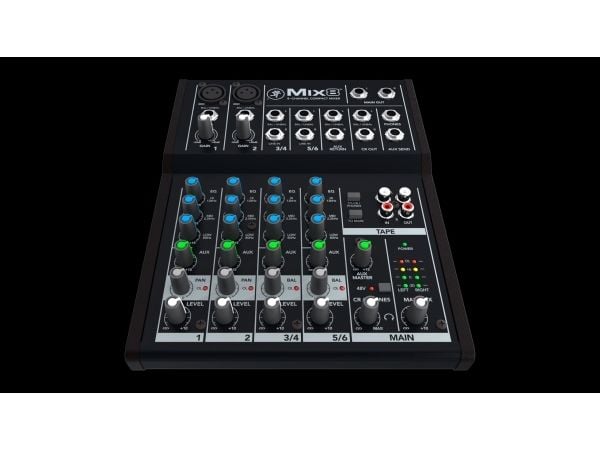 Mackie Mix8, 8 kanaler, Sort