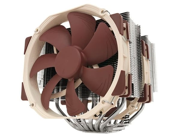 Noctua NH-D15 - Prosessorkjøler - (for: AM4) - aluminium med forniklet kobberfot - 140 mm