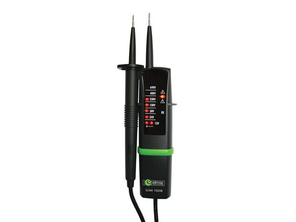 ELMA INSTRUMENTS Spændingstester Elma 15002 polet, 12-690 V AC/DCgennemgangstest, lys og signal