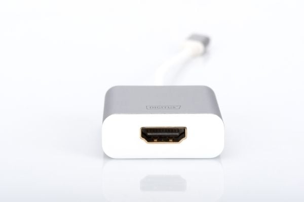 DIGITUS - Extern videoadapter - USB-C - HDMI - aluminium