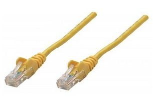 Intellinet Cat6A, SFTP, 0.25m, 0,25 m, Cat6a, S/FTP (S-STP), RJ-45, RJ-45, Gult