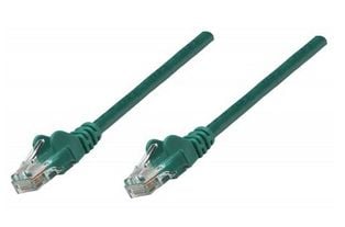 Intellinet Cat6A, SFTP, 0.25m, 0,25 m, Cat6a, S/FTP (S-STP), RJ-45, RJ-45, Grønn
