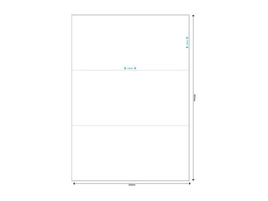 MediaRange MRINK142, Hvit, Permanent, 210 x 99, A4, Matte, Laser/Blekkskriver