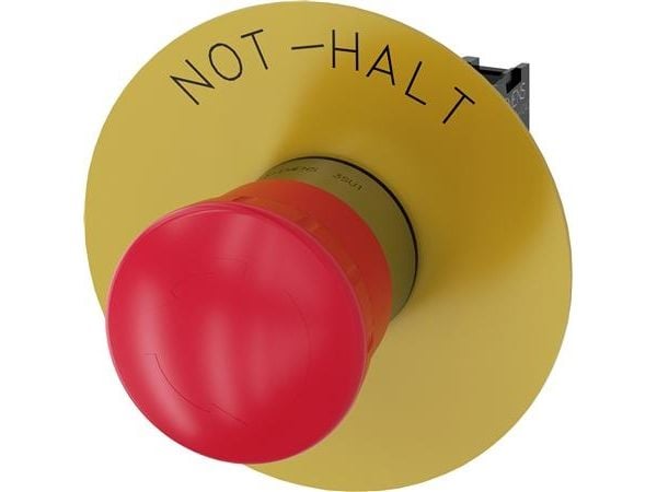 Siemens 3SU1150-1HB20-1CH0, Metalli, Muovi, Punainen, Keltainen, 500 V, 7,5 cm, 95 mm, 50 mm
