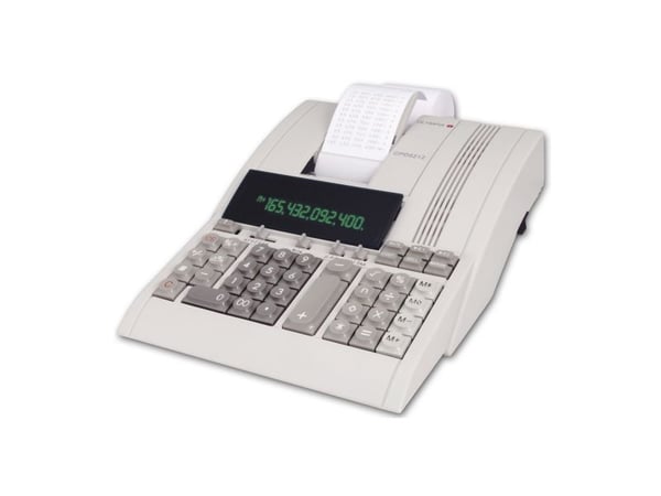 Olympia CPD 5212 - Utskriftskalkulator - VFD - 12 sifre - AC-adapter