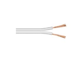 MicroConnect - Bulkhögtalarkabel - 2.5 mm² - 100 m - vit