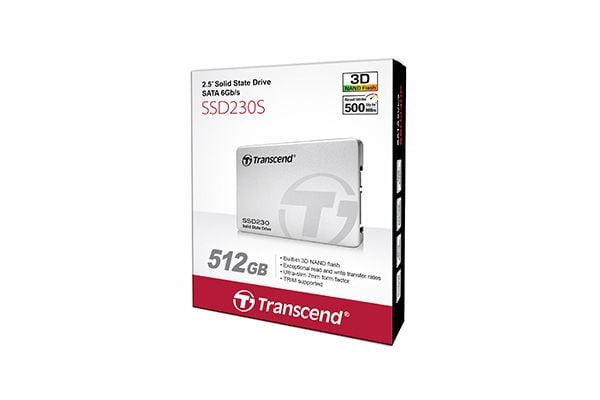 Transcend SSD230 - SSD - 512 GB - intern - 2.5" - SATA 6Gb/s