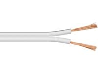 MicroConnect - Bulkhögtalarkabel - 2.5 mm² - 100 m - vit