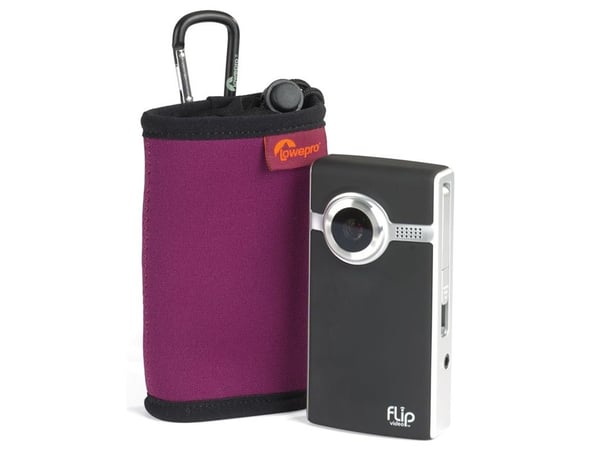 Lowepro Hipshot 20 Cheery/Sort, mobiltelefon/afspiller/kamera taske