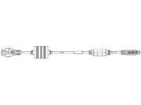 Zebra CBL-DC-382A1-01, Musta, Uros, Uros, 1 kpl
