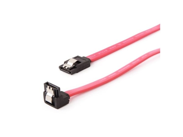 Cablexpert - SATA-kabel - Serial ATA 150/300/600 - SATA (hann) vinklet til SATA (hann) - 50 cm - flat