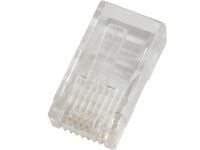 MicroConnect - Verkkoliitin - RJ-45 (uros) - suojaamaton - CAT 5e (10 kpl)