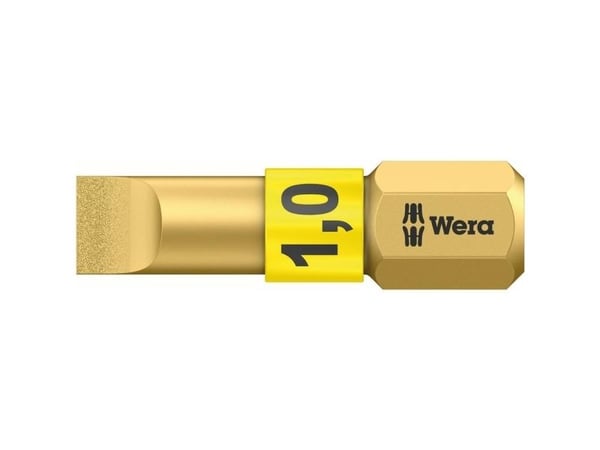 Wera 05056174001, 1 stykker, Spor/slot, Metall, 25 mm, 25,4 / 4 mm (1 / 4")