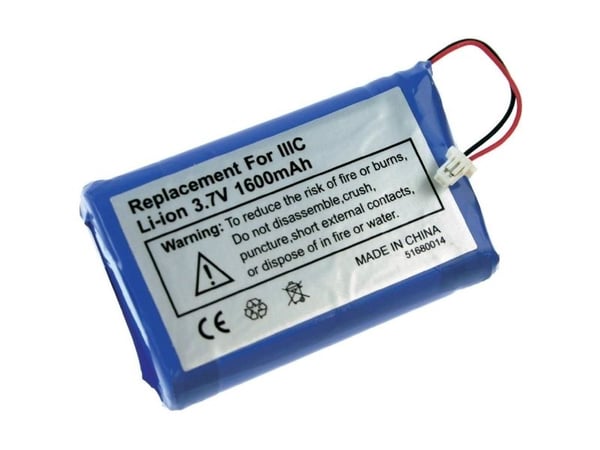 XCell PDA-batteri Erstatter originalbatteri 170-0737, B520003 3,7 V 1600 mAh