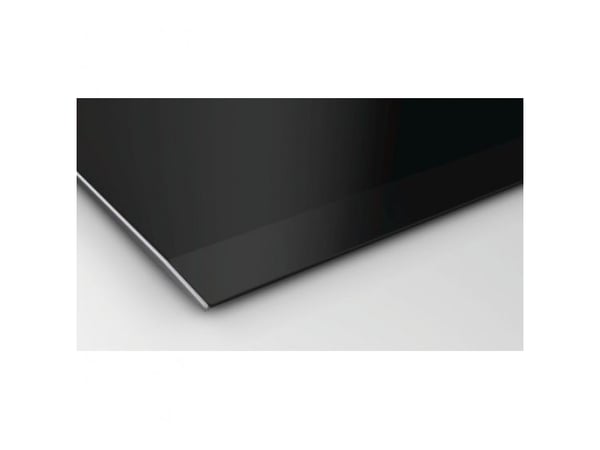 Siemens iQ700 EX675LEC1E - Induksjonskomfyrtopp - 4 plater - Nisje - bredde: 56 cm - dybde: 49 cm - svart - med sidepynt av rustfritt stål, - med f...