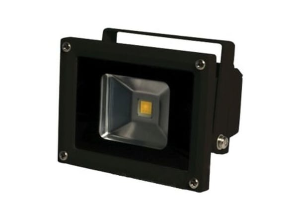 Synergy 21 LED spot utendørs flombelysning 10W sort varm hvit V2