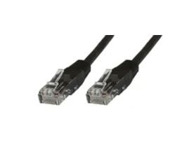 MicroConnect Value Pack - Nettverkskabel - RJ-45 (hann) til RJ-45 (hann) - 15 m - 6 mm - UTP - CAT 6 - rund, flertrådet - svart (en pakke 5)