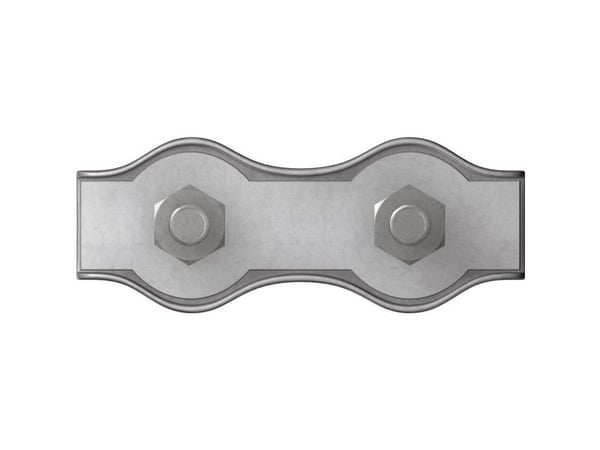 dörner + helmer 4814444 Wireklemme 2 mm Stål Galvaniseret 20 stk