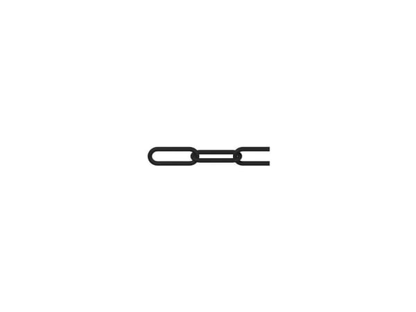 Dörner + Helmer 128960, Polyetylen (PE), 6 mm, Svart, 25 m
