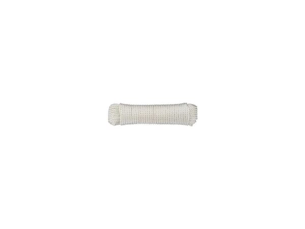 dörner + helmer 190320 Polyamidrep Flätat (Ø x L) 6 mm x 30 m Vit