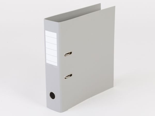 Brevordner Q-Line grå A4 metalkinne 75mm ryg - (10 stk.)
