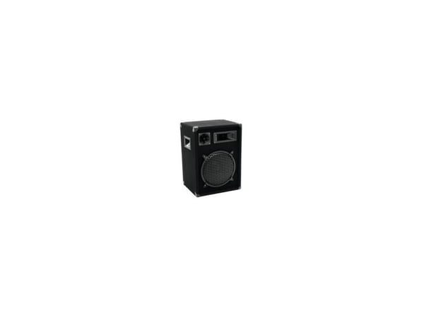 Omnitronic DX-1022, 3-veis, 1.0 kanaler, Koblet med ledninger (ikke trådløs), 200 W, 50 - 18000 Hz, Sort