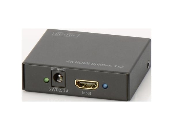 DIGITUS DS-46304 - Video/lyd-splitter - 2 x HDMI - stasjonær
