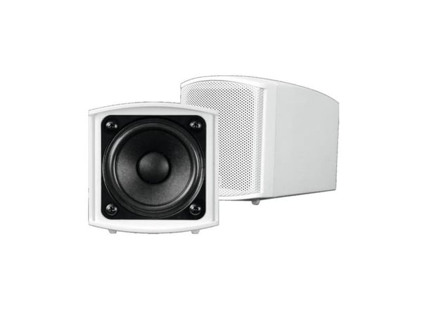 Omnitronic 11036901, Full rekkevidde, Koblet med ledninger (ikke trådløs), 15 W, 150 - 22000 Hz, 8 O, Hvit
