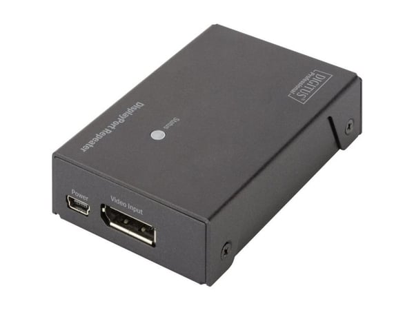 Digitus DS-52900, DisplayPort, 3840 x 2160 piksler, Sort, 20 m, 12 x 80 x 50 mm, 155 g