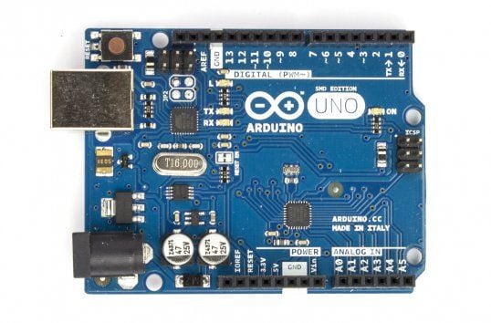 Arduino UNO SMD Rev3, ATmega328, 16 MHz, 0,032 MB, 2 KB, 1 KB, Arduino