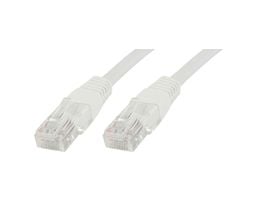 MicroConnect - Nettverkskabel - RJ-45 (hann) til RJ-45 (hann) - 5 m - UTP - CAT 5e - flertrådet - hvit (en pakke 10)