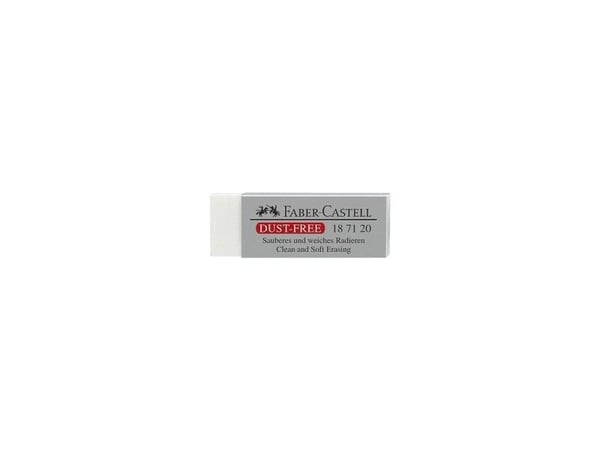 Faber-Castell - Viskelær - 6.3 x 2.2 x 1.2 cm - bløt hvitt - plastikk