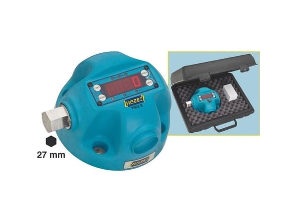 HAZET 7902E, Digital vridmomentadapter, Blå, Plast, Nm, 1000 nm, 1%