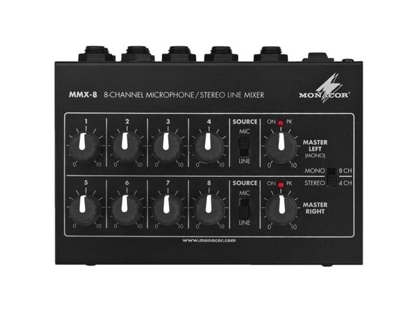 Monacor MMX-8 Mikrofon-mikser