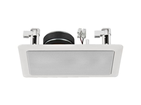 Monacor SPE-15/WS, 2-veis, 1.0 kanaler, Koblet med ledninger (ikke trådløs), 25 W, 60 - 20000 Hz, Hvit