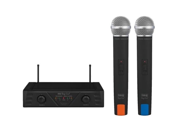 TXS-812SET trådløst 2-kanals mikrofonsystem, 863.80/864.20 MHz (inkl. 2 sendere & 1 mottaker)