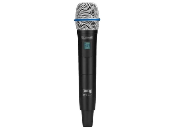 TXS-900HT håndholdt mikrofon med integrert multifrekvens-sender 823-832 MHz + 863-865 MHz