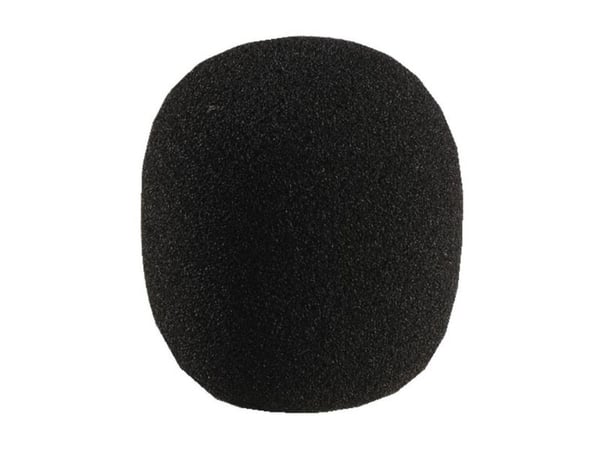 Monacor WS-60, DM-2500, Svart, Skum, 6 cm, 7 cm