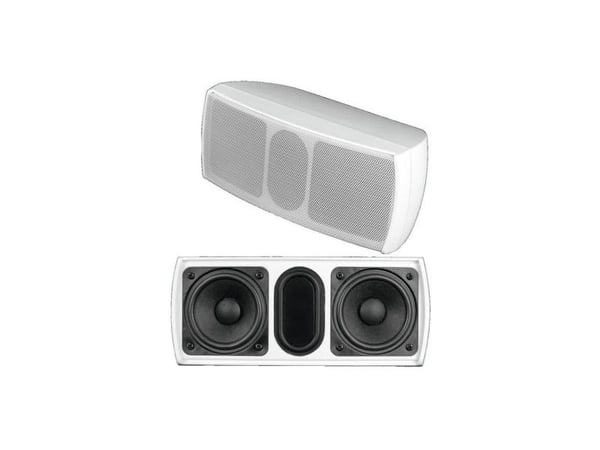 Omnitronic 11036909, Full rekkevidde, Koblet med ledninger (ikke trådløs), 15 W, 120 - 22000 Hz, 8 O, Hvit
