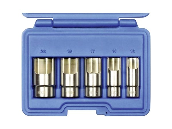 Kunzer pipetilbehør-sett 3/8 (10 mm) 5 deler 7WSL05