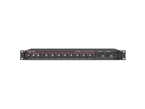 Monacor PA-1414MX, Sort, 75 dB, 20 - 20000 Hz, 0,05 %, 230 V, 50 Hz