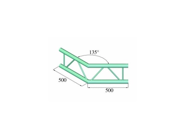 Alutruss BILOCK BQ2-PAC23V 2-punkts traverse Hjørne 135 ° Alutruss BILOCK BQ2-PAC23V 2-punkts traverse Hjørne 135 ° Alutruss BILOCK BQ2-PAC23V 2-punkts traverse Hjørne 135 ° Alutruss BILOCK BQ2-PAC23V 2-punkts traverse Hjørne 135 °