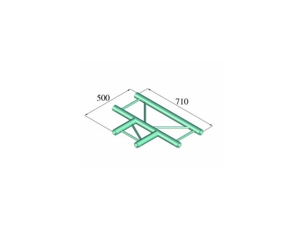 Alutruss BILOCK BQ2-PAT35H 2-punkts travers T-stykke 90°