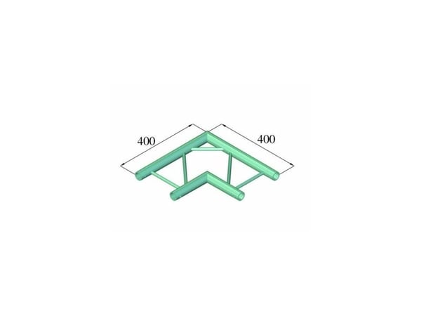 Alutruss DECOLOCK DQ2-PAC21H 2-punkts travers hjørne 90°
