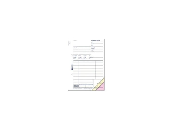 Avery Zweckform - Leveringsskjema - 40 ark - A5 (148 x 210 mm) - triplikat