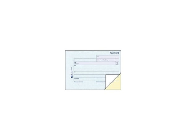 Avery Zweckform - Kvittering - 40 ark - A6 (105 x 148 mm) - dublett - karbonfri