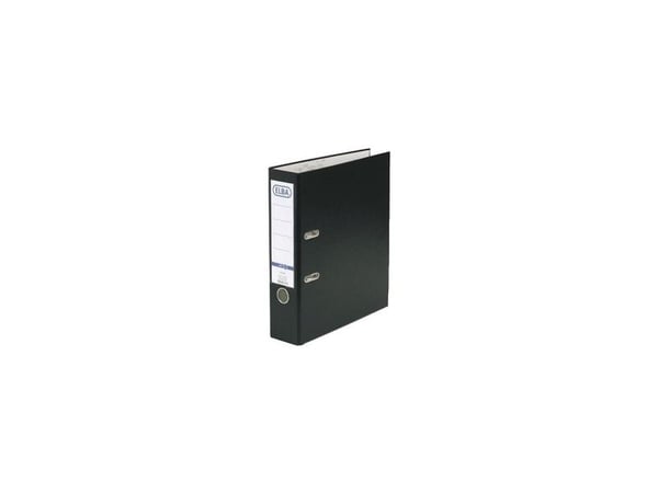 Elba Folder rado basic A4 Ryggbredd: 80 mm Svart 2 hängare 10456SW