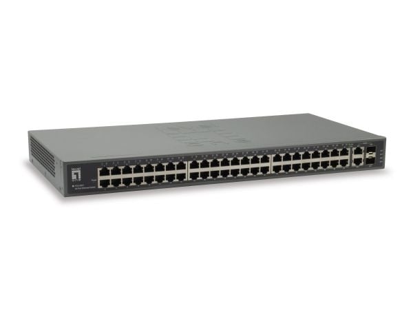LevelOne FGU-5021, Fast Ethernet (10/100), Täysin kaksipuolinen, Telineasennus