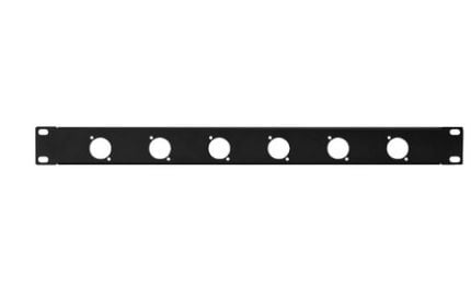 Monacor RCP-8731U, Svart, 1U, 482 mm, 44,2 mm
