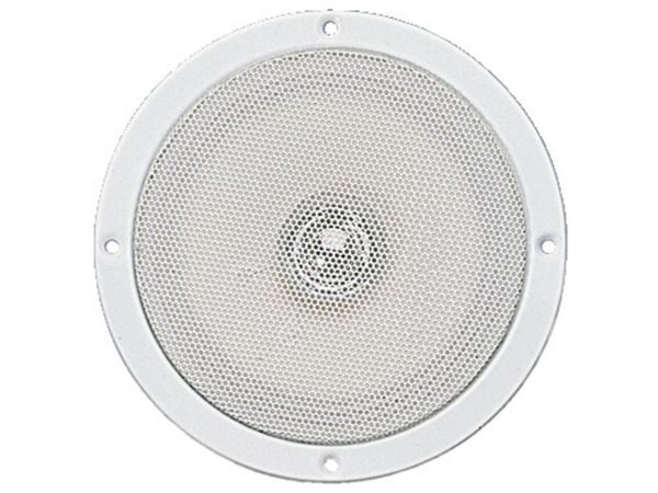 Monacor SPE-158/WS, 1.0 kanaler, Koblet med ledninger (ikke trådløs), 15 W, 100 - 12000 Hz, 8 O, Hvit